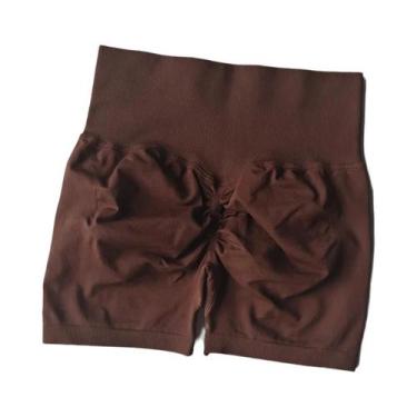 Imagem de Shorts De Yoga De Cintura Alta Respiráveis Para Mulheres, Ideais Para 