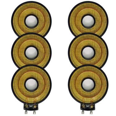 Imagem de Kit Com 6x Reparos Super Tweeter ST200 Completo Fenólico Corneta 8 Ohm