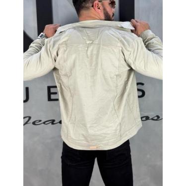 Imagem de Jaqueta Masculina Premium Lisa - JST Jeans, Bege, G