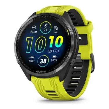 Imagem de Relógio de Pulso Garmin Forerunner 965 Amarelo Esportivo