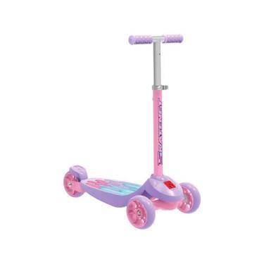 Imagem de Patinete Infantil - Skatenet Plus Slime - Rosa - Bandeirante