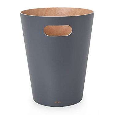 Imagem de Lixeira em madeira Woodrow 7,5 L para escritório