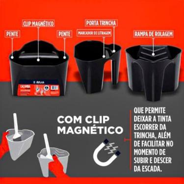 Imagem de Cacamba De Mao Para Pintura 2 Litros Atlas
