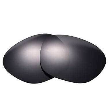Imagem de NicelyFit Lentes de reposição polarizadas para óculos de sol Oakley Garage Rock armação de vidro (preto)