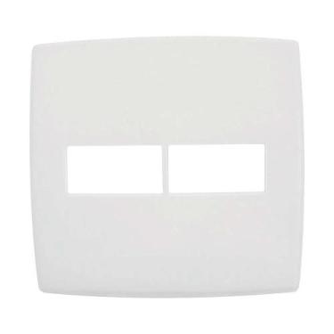 Imagem de Placa 4x4 2 postos sem suporte pialplus