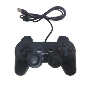Imagem de Controle Joystick Compativel PS 2 Usb Manete Pc Analógico Vibratório Computador Desktop Notebook