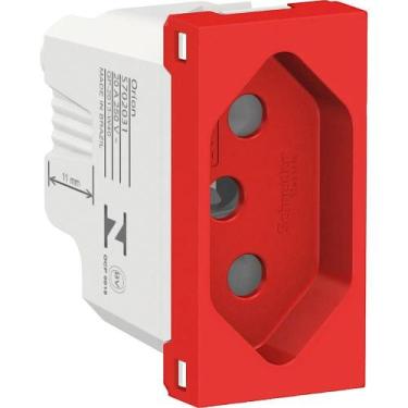 Imagem de Modulo Tomada 2P+T 20A 250V Vermelha Orion Schneider