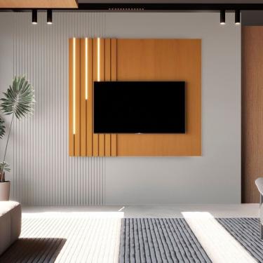 Imagem de Kit Led 700 Painel Ripado 125cm X 85cm X 55cm Branco