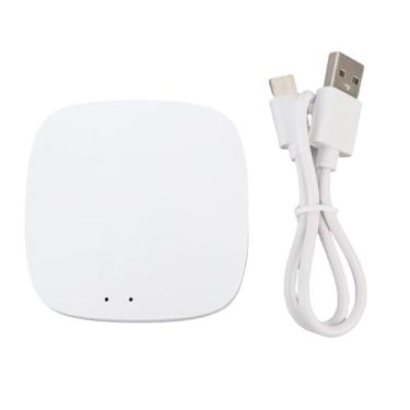 Imagem de Fafeicy Suporte de Gateway Inteligente Sem Fio ZigBee 2.0 Device Home Hub Wi -Fi Bridge Remote Remote Control Rede Wi -Fi Smart Smart Home (Branco)