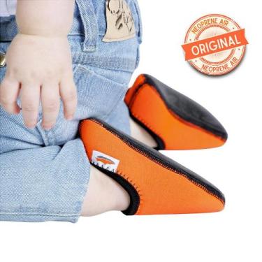 Imagem de Sapatilha Neoprene Air Original Laranja Neon - Edição Limitada para Be