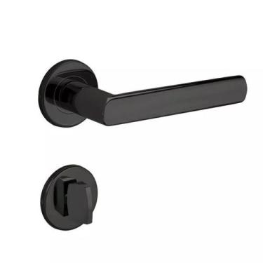 Imagem de Fechadura 892 Architect Banheiro ST2-55 ROS357 55mm Preto Fosco La Fon