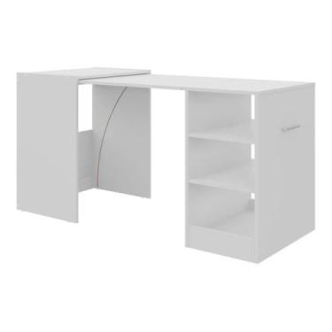 Imagem de Aparador C Mesa Dobrável Multimóveis Cantinho Do Café Branco - MULTIMO