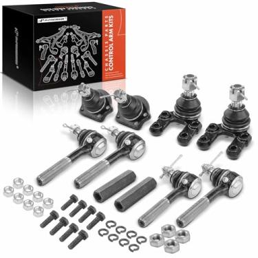Imagem de A-Premium Conjunto Premium Com 10 Juntas Esféricas Dianteiras Superiores E Inferiores, Extremidade Da Barra De Direção Interna Externa, Compatível Nissan Pathfinder 1993-1995, Picape 1995-1997, D21