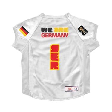 Imagem de Littlearth Camiseta elástica Big Pet - oficialmente licenciada pela Copa do Mundo da FIFA de 2026, equipe: Alemanha, Tamanho: Grande (Costas: 61-96,5 cm; Circunferência do peito: 81-96,5 cm; Pescoço