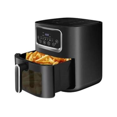 Imagem de Panela Airfryer Fritadeira Elétrica Sem Óleo Digital 10 Litros 220v Pr