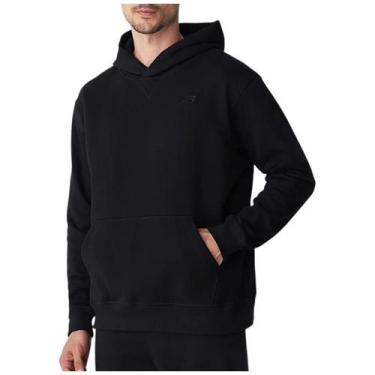 Imagem de Moletom New Balance Athletics Small Logo Masculino, Preto, GG