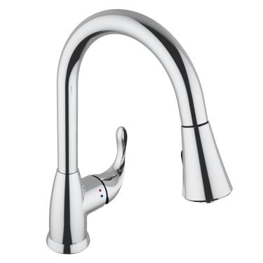 Imagem de Torneira ARE-MC02 Misturador De Cozinha 2 Jatos Com Bica Móvel e Retrátil Cromado - Inox