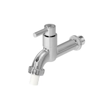 Imagem de MINHACAZZA Torneira de Jardim/Tanque ABS - Prata - Rústico - 1 Unidade