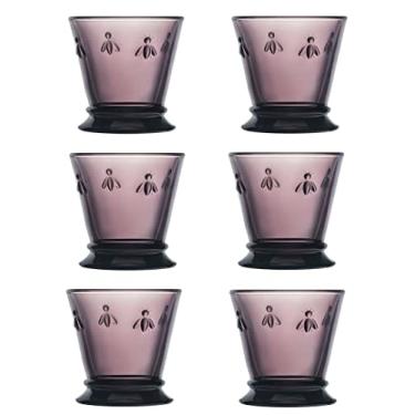 Imagem de Copo La Rochere Napoleon Bee Berinjela 290 ml, conjunto com 6