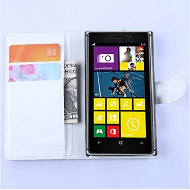 Imagem de Capa carteira para Microsoft Lumia 925, carteira flip de couro PU premium com compartimento para cartão, suporte e fecho magnético [capa interna à prova de choque de TPU] Compatível com Microsoft