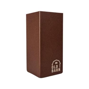 Imagem de Copo Cuia Quadrada De Inox Para Tereré 250ml Old Barn Cor: Marrom