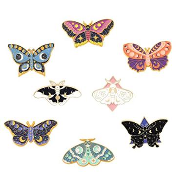 Imagem de DSADKI Broches de alfinetes esmaltados fofos estilos variados temas disponíveis broche de desenho animado alfinetes de crachá para roupas femininas, bolsas, mochilas, decoração de festa, presente de