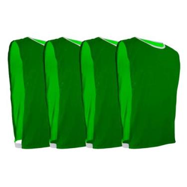 Imagem de Kit 4 Coletes de Futebol Infantil 3 a 7 Anos Esportivo Poliéster - Use