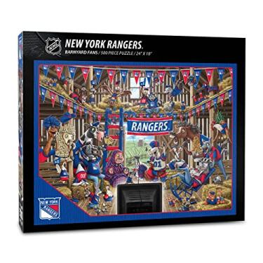 Imagem de YouTheFan Quebra-cabeça NHL New York Rangers Barnyard Fans 500 peças