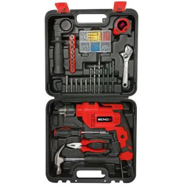 Imagem de Furadeira de Impacto Benoá 650W Maleta com 86 Peças - BENOA, 220V