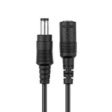 Imagem de Amcrest Universal 12V DC Cabo de Extensão de Energia (20FT) para fonte de alimentação / adaptador / câmeras de segurança ao ar livre, compatível com todas as marcas CCTV / IP, plugue de 5,5 mm, 20 pés, preto (20ftextb-12v)