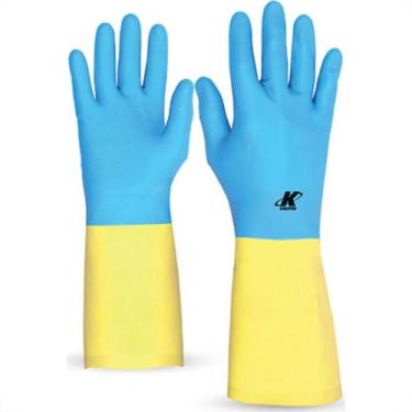 Imagem de Luva Kalipso Neoprex Amarelo/Azul 08-M