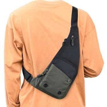 Imagem de Sling Bag Peicees Impermeável para Homens - Pequena e Compacta