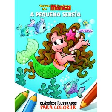 Imagem de Livro - Turma da Mônica Clássicos Ilustrados para Colorir A Pequena Se