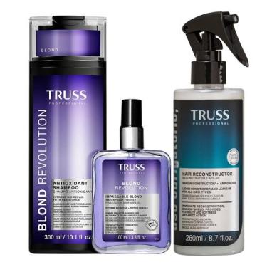 Imagem de Kit Truss Blond Revolution - Shampoo 300ml + Finalizador 100ml + Uso O