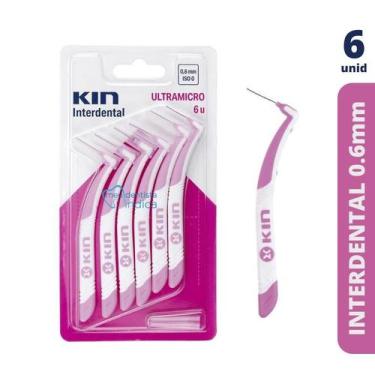 Imagem de Escova Interdental KIN  UltraMicro 0,6mm  6 unidades