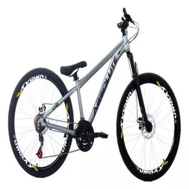 Imagem de Bicicleta Aro 26 Nero 5 Do Grau Freeride Absolute 21v Cinza - Absolute