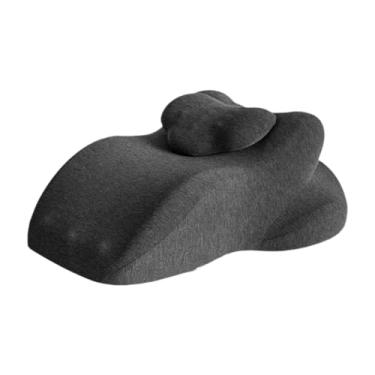 Imagem de DimyFew Travesseiro de cunha com apoio para as costas para leitura em casa, assistir filmes e elevar as costas para a família, Cinza Escuro