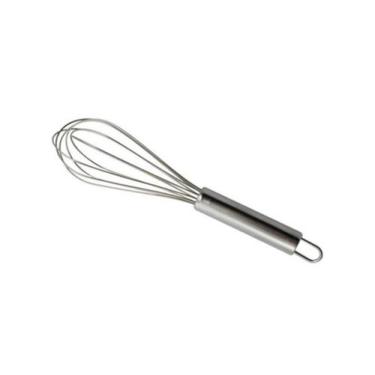 Imagem de Batedor De Ovos Massa Bolo Manual Inox 29 Cm Utensílios de cozinha jap