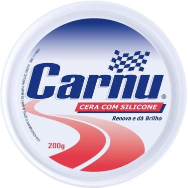 Imagem de Cera Automotiva Carnu com Silicone SM Importado 200g