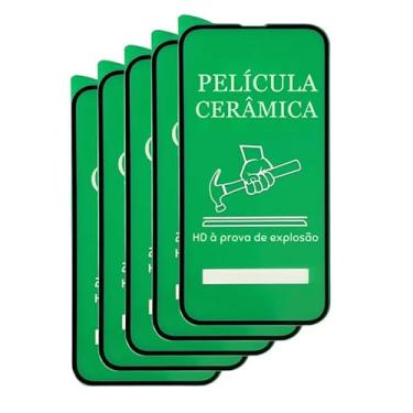 Imagem de 5 Películas Protetor de Tela Cerâmica Anti Risco e Impacto Para Samsung Galaxy S24 FE Nâo Quebra