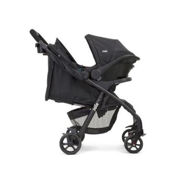 Imagem de Carrinho De Bebê Com Bebe Conforto Muze Juva Preto Coal - Bebe Complet
