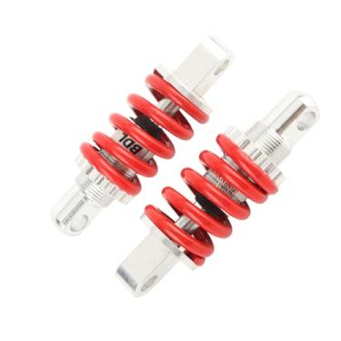 Imagem de Absorvedor de Choque Ajustável, 2pcs Assistência à Mola de Alumínio de 100 Mm, Amortecedor de Suspensão Traseira de Motocicleta, para Ciclomotores de Scooter Elétricos, Veículos