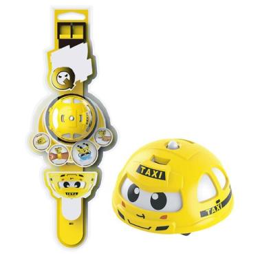 Imagem de Relógio giratório giroscópio brinquedo de carro pião puxar para trás c