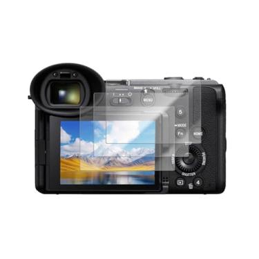 Imagem de YAJOJO Pacote com 3 protetores de tela para Sony ILME-FX2-9H de dureza de vidro temperado para câmera digital Sony ILME-FX2, antiarranhões, sem bolhas, clareza HD