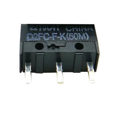 Imagem de CHICHIYANG Encaixe de micro interruptor de mouse 5/10 peças para reparo Omron D2FC-F-K