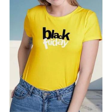 Imagem de Camiseta Camisa Adulto Feminina Masculina Algodão Black Friday Para lo