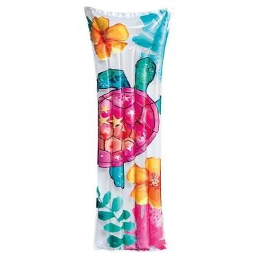 Imagem de Colchão Inflável Piscina Praia Esteira Fashion Tartaruga - Intex