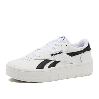 Imagem de Reebok Tênis Feminino Court Advance Surge Platform, Branco/Branco/Preto, 8