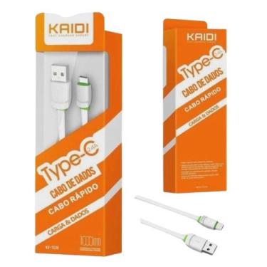 Imagem de Cabo Usb Carregamento E Dados Kaidi Tipo C 1M