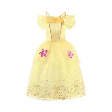 Imagem de Fantasia De Princesa Para Meninas, Vestido De Rapunzel, Cinderela E Be